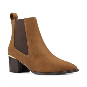 Nine West Brown Ankle Boots